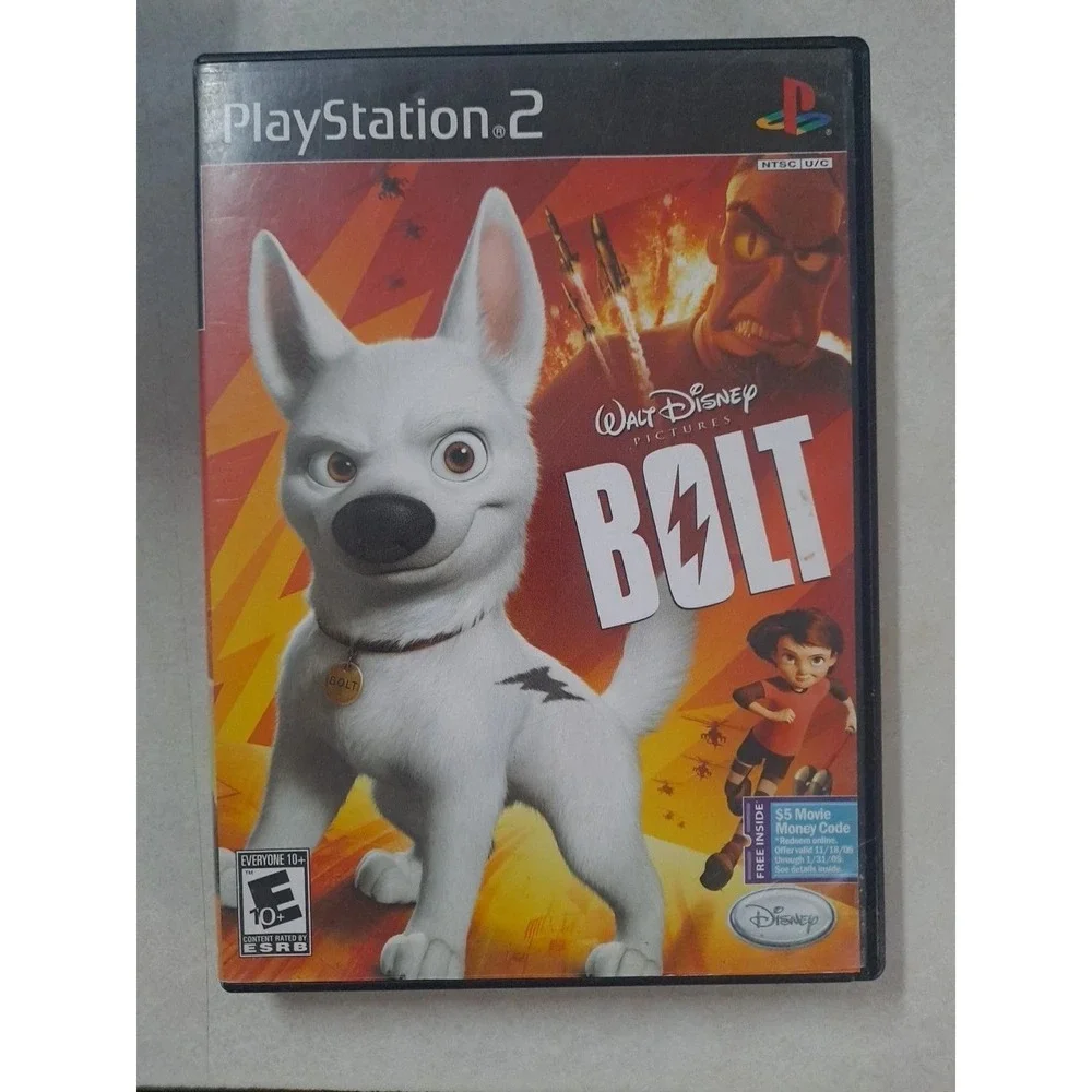 Disney Bolt PlayStation 2 PS2 Video Game NTSC U/C CIB Disney Interactive